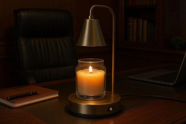 23 Smart Dimming Electric Candle Warmer Lamp Desktop Wax Melt Light For Sophisticated Executive Office Table Decor